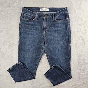 Levis Mid Rise Slim Blue Denim Jeans Womens Size 33x28